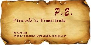 Pinczés Ermelinda névjegykártya